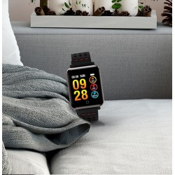 Smartwatch bluetooth, 1.3 inch, procesor Nordic nRF52832, incarcare magnetica
