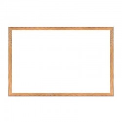 Tabla magnetica 90x60 cm, whiteboard pentru prezentari, rama din lemn