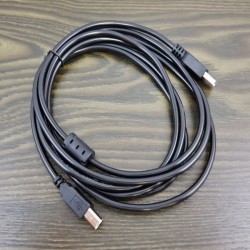 Cablu USB 2.0 imprimanta, tip A-B, lungime 2 metri, negru