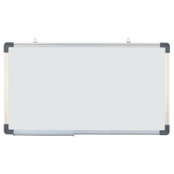 Tabla magnetica whiteboard premium, 90x150 cm, rama aluminiu, tavita markere