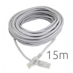 Cablu internet, retea LAN, RJ45 40mm, lungime 15 metri, flexibil