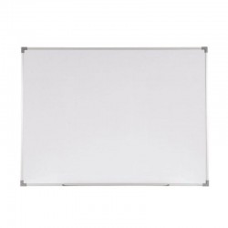 Tabla magnetica whiteboard, 90x120 cm, rama aluminiu slim, suport markere 